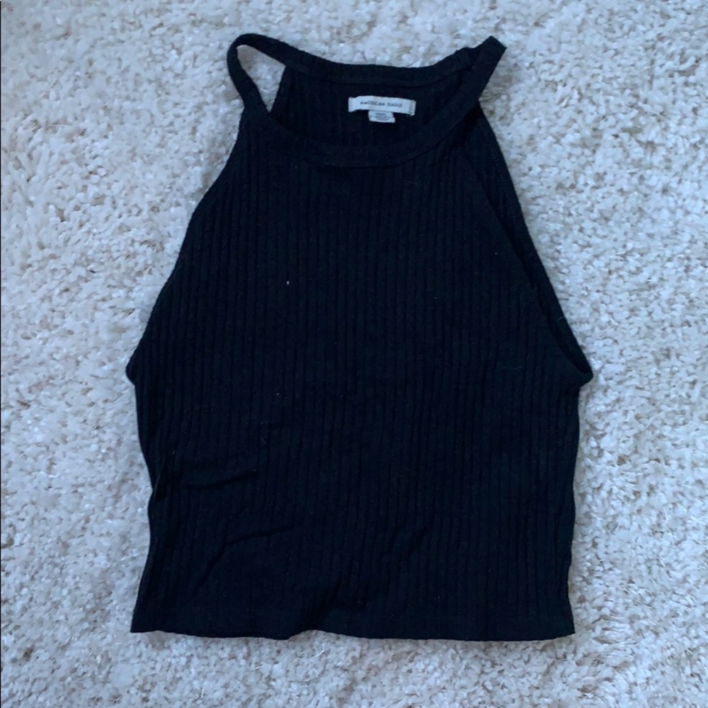 american eagle black cami top